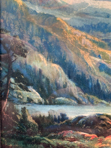 William Thompson "Deep In The Woody Wilderness" Lithograph