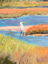 Artist Signed Marsh Landscape Painting