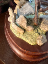 Dan Parker Signed Bronze Elk on Base