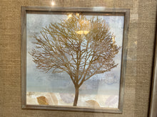 Tree Print in Oak Frame