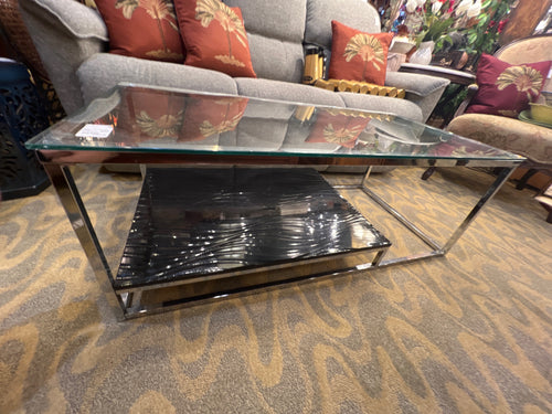 Modern Glass Top Coffee Table