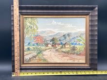 Vintage Original G. Gomez Reyes Signed Mexican Village Painting, Framed - view 9