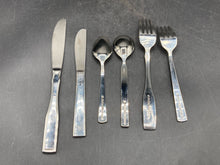 Vintage Abco Delta Airlines 6 Piece Silverware Utensil Set