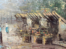 Original L. Alexis Signed Parisian Street Scene Oil Painting, Framed