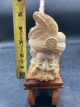 Vintage 28" Multi-Piece Meerschaum Sultan Pipe w/ Stand, Unsmoked