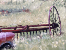 S. Chambers Signed Original Rustic Truck & Farming Themed Acrylic Painting