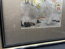 Framed 24k Chokin Metal Engraving