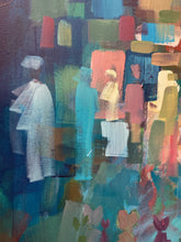 Original 31x47" Ahmed Dafrawy "A Walk Of Life" Painting - view 3