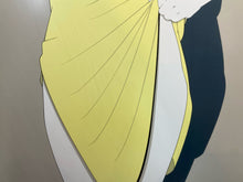 Patrick Nagel Classic Visions "Yellow Dress" Lithograph Poster, Framed