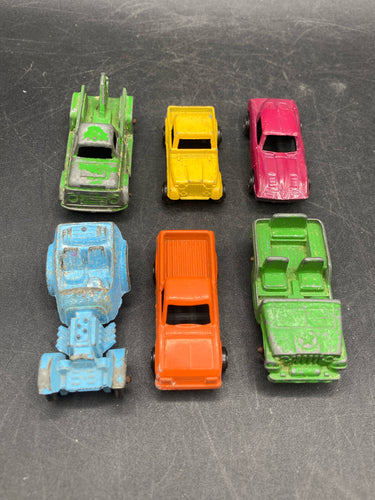 Tootsietoy Lot Of Six Vintage Toy Cars & Trucks