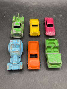 Tootsietoy Lot Of Six Vintage Toy Cars & Trucks