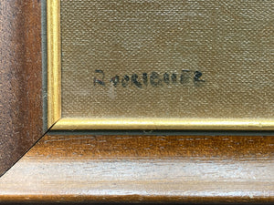 Original Rodriguez Signed Still Life Oil Painting