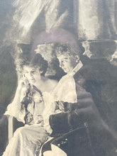 Atinque Framed James Arthur 1904 "Hearthside" Colonial Couple Photo Print