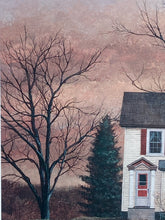 David Knowlton Signed Limited Edition "December Sunset" Print