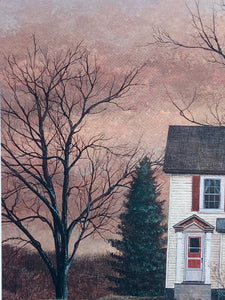 David Knowlton Signed Limited Edition "December Sunset" Print