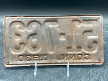 Antique 1930 Connecticut License Plate