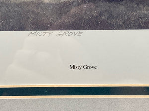 David Knowlton Signed "Misty Grove" Limited Edition Art Print, Framed