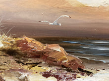 Original K.Grant Signed Beach Landscape Oil Painting - view 3