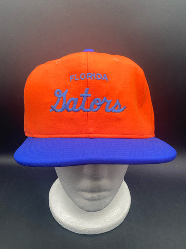 AJD Florida Gators Script Logo Double Knit Hat Vintage Rare USA Made