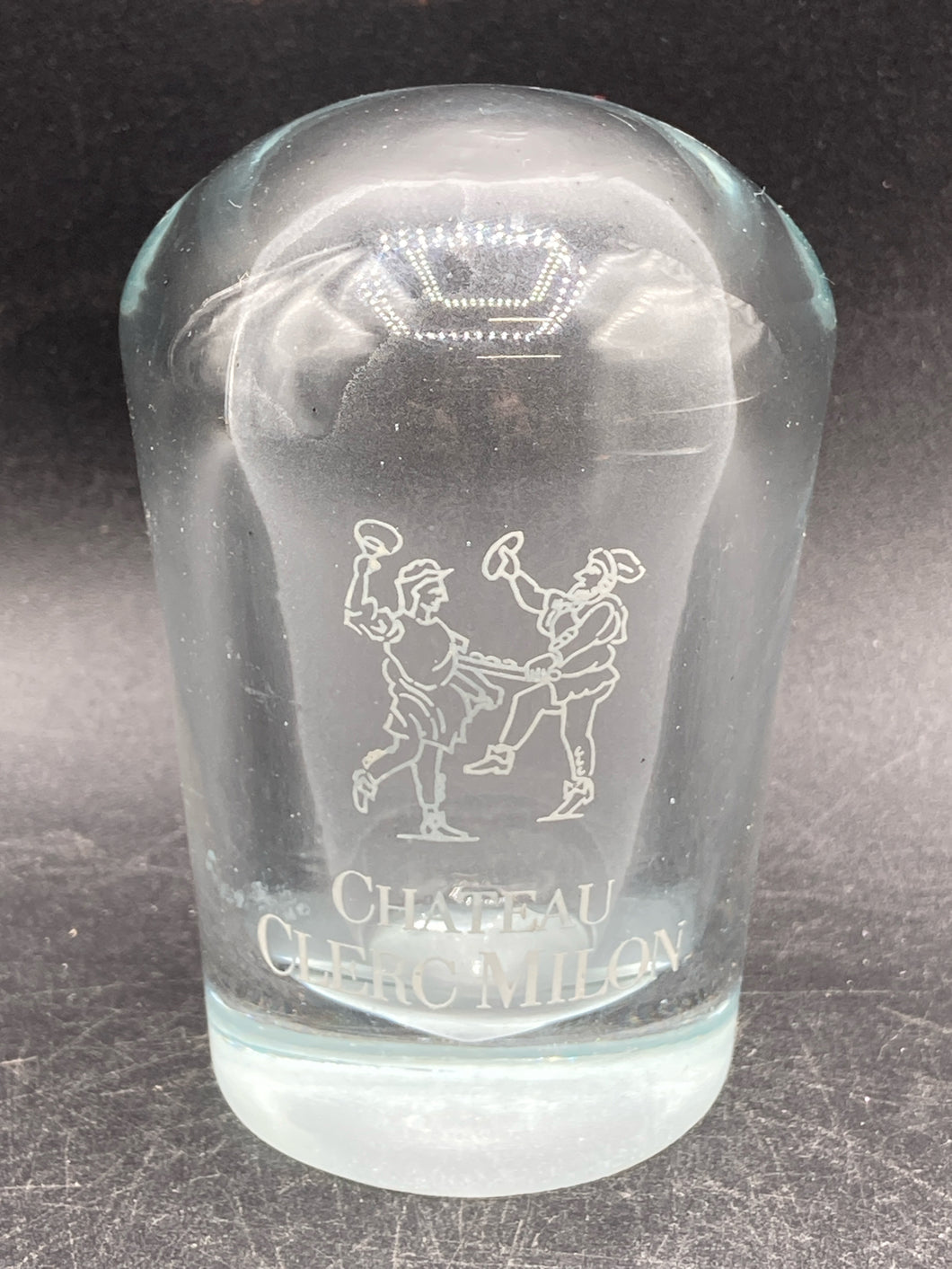 Chateau Clerc Milon Glass Wine Barrel Plug