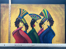 Original N. Melody Signed "Aristocrats" Acrylic Painting - view 8