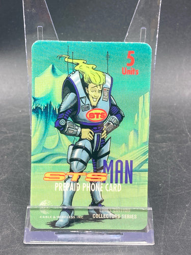 1998 STS First Edition Collector Series STS Man Phone Card