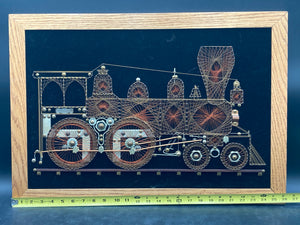 Steampunk Copper Wire Locomotive Art