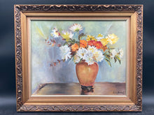 Original Sophie Gerhard Signed Floral Still Life Oil Painting, Framed