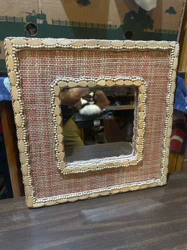 Small framed mirror
