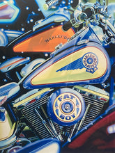 Signed Framed "Look But Don't Touch" Harley-Davidson Print By Scott Jacobs