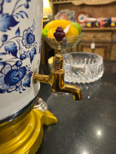 Blue and White Russian Electric Samovar (Teapot With Urn)