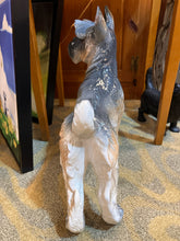 Large Italian Ceramic Grey Schnauzer (several small chips)