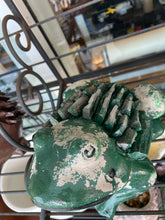 Green Concrete Frog