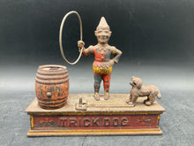 Antique 1888 Hubley Trick Dog Mechanical Cast Iron Coin Bank