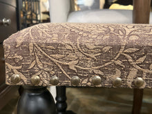 Upholstered Black Bench