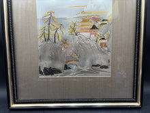 Framed 24k Chokin Metal Engraving
