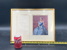 Queen Elizabeth, Queen Mother Signed 1968 Christmas Card, Framed
