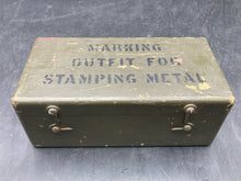 C. H. Hanson Company WWII Era Military Metal Stamping Marking Outfit