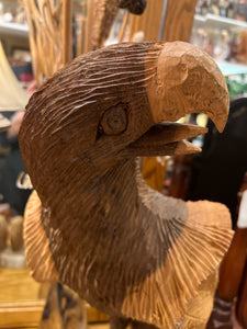 Hand Carved Walnut Eagle
