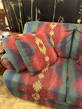 Bassett Southwest Style Couch With 4 Pillows