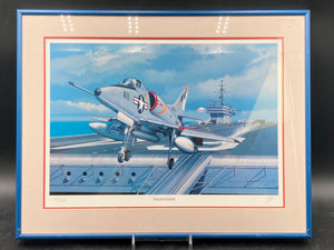 Stan Stokes Signed Limited Edition "Fallen Eagle" Lithograph W/ CoA