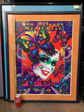 Andrea Mistretta "Metamorph Eyes" Mardi Gras 2004 Poster, Framed