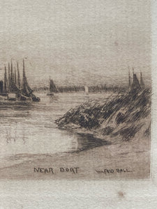 Wilfrid Ball (1853-1917) Netherlands Engravings, Framed
