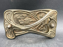 Antique Brass Art Nouveau Desk Ink Blotter