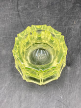 Vintage Vaseline Glass Salt Cellar