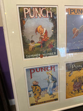 4 Framed Punch Magazine Cover Prints