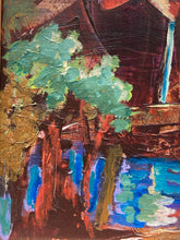 Original Artist Signed "Shacks On Water" Acrylic Painting - view 4