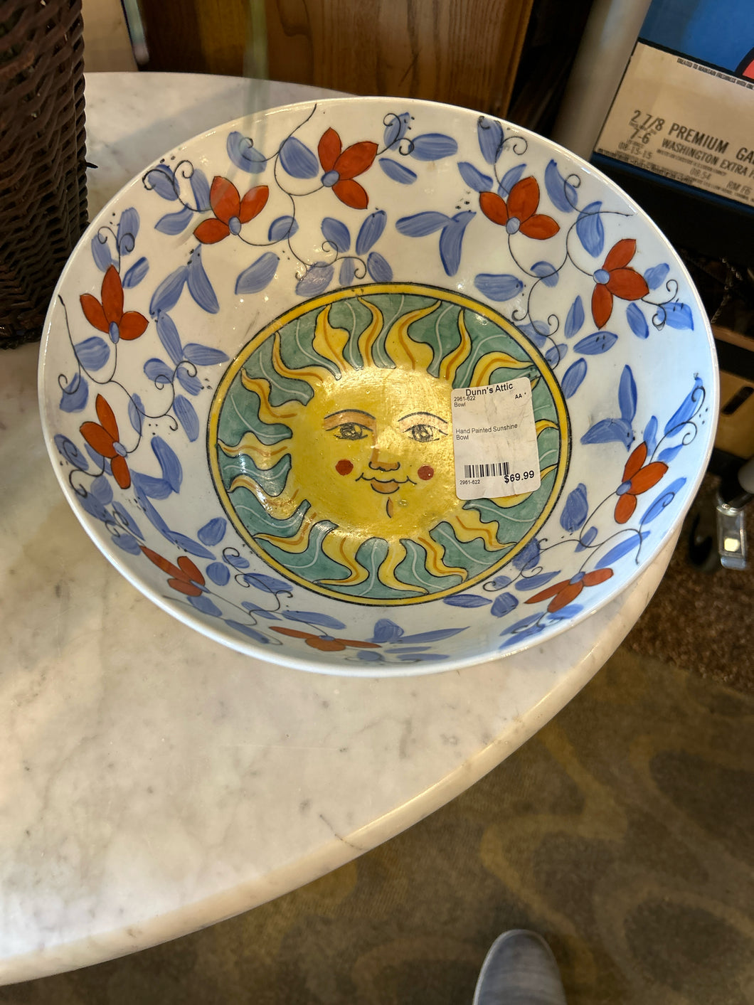 Hand Painted Sunshine Bowl