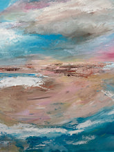 Original Angela Wakefield Impressionist Absract Seascape Painting W/ CoA