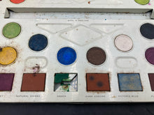 Vintage Western Paint Box English Tin Litho Paint Set